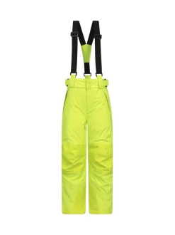 Vert fluo - Pantalon de ski imperméable Mountain Warehouse Falcon Extreme enfant