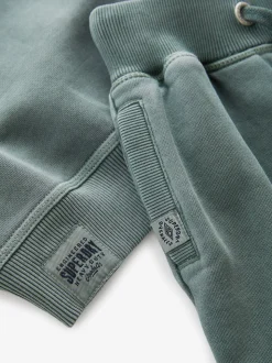 vert foncé - Ensemble Superdry sweat et short