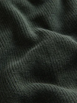 vert foncé - Pull en maille col rond en coton (3-16ans)