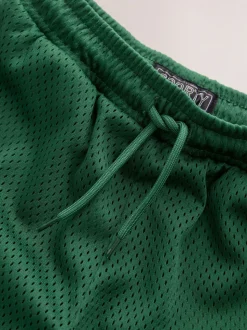 vert foncé - Short sport en maille (3-16ans)