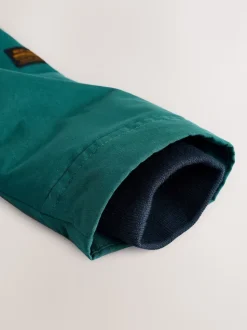 Vert forêt - Parka imperméable doublée de borg (3mois-7ans)