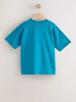 Vert Graffiti Skull - T-shirt graphique Manches courtes Relaxed Fit (3-16yrs)