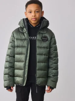 Vert kaki - Baker by Ted Baker Résistant à la douche Manteau matelassé Midweight