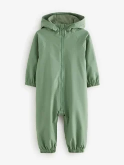 Vert kaki - Combinaison imperméable doublée de polaire (3mths-7yrs)