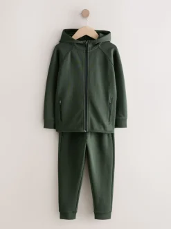 Vert kaki - Ensemble sweats à capuche et joggings Vêtements de sport