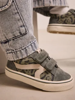 Vert kaki - Fermeture par contact Skate Trainers