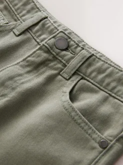 Vert kaki - Jeans extensibles (3-17yrs)