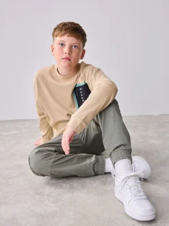 Vert kaki - Pantalon cargo Baker by Ted Baker