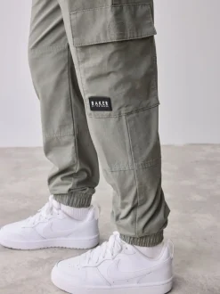 Vert kaki - Pantalon cargo Baker by Ted Baker