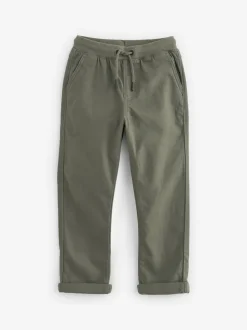 Vert kaki - Pantalon Pull-On à Taille Côtelée (3-16ans)