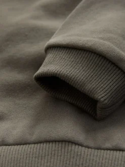 Vert kaki - Sweat à capuche à manches longues (3mths-7yrs)