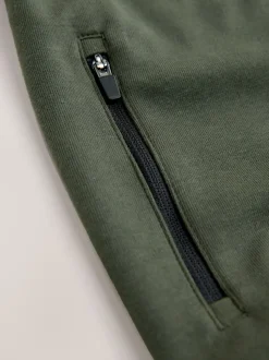 Vert kaki - Tech Vêtements de sport Zip Through Hoodie (3-16yrs)