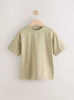 Vert kaki - T-shirt Manches courtes (3-16ans)