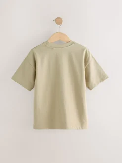 Vert kaki - T-shirt Manches courtes (3-16ans)