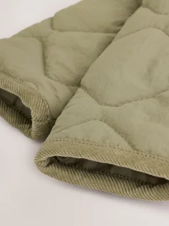 Vert kaki - Veste matelassée en nylon pour bébé (0mois à2ans)
