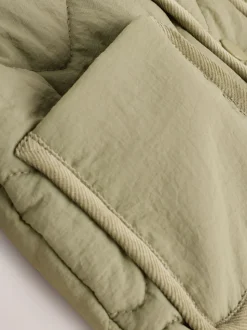 Vert kaki - Veste matelassée en nylon pour bébé (0mois à2ans)