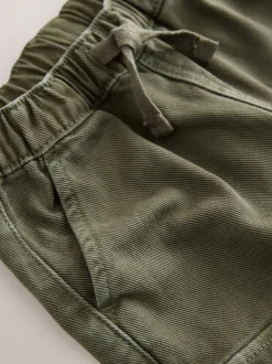 Vert kaki délavé - Pantalon cargo ample (3mois-7ans)