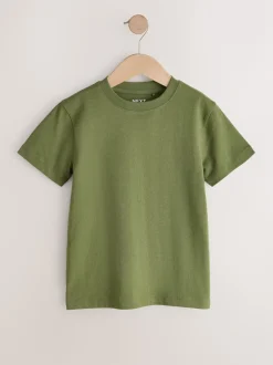 Vert kaki foncé - T-shirt Manches courtes (3-16ans)