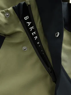 Vert kaki/noir - Manteau Baker by Ted Baker imperméable colorblock