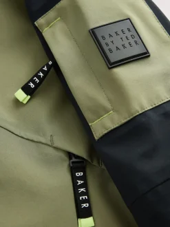 Vert kaki/noir - Manteau Baker by Ted Baker imperméable colorblock