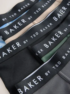 Vert multicolore - Lot de 5 boxers Baker by Ted Baker garçon