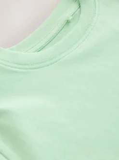 Vert pastel - T-shirt Manches courtes (3-16ans)