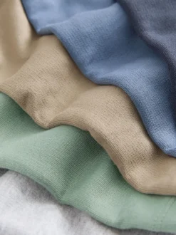 Vert sauge, vert, bleu et gris - Short en jersey 3 Pack (3mois-7ans)