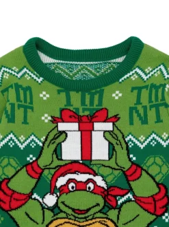 Vert Tortues Ninja - Pull de Noël Vanilla Underground enfant
