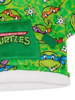 Vert Tortues Ninja - Sweat à capuche Vanilla Underground couverture imprimé sur l’ensemble