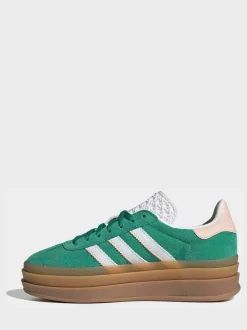 Vert vif - Baskets Adidas Original Gazelle Bold Junior