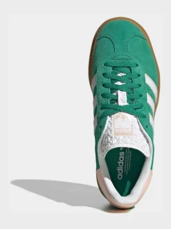 Vert vif - Baskets Adidas Original Gazelle Bold Junior