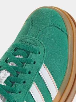 Vert vif - Baskets Adidas Original Gazelle Bold Junior