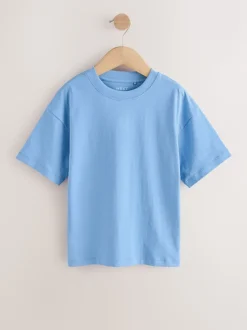 Vert/bleu/jaune/violet - Lot de 4 t-shirts à manches courtes (3-16 ans)