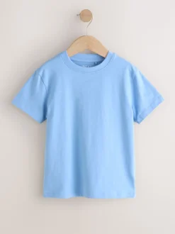 Vert/bleu/jaune/violet - Lot de 4 t-shirts à manches courtes (3-16 ans)