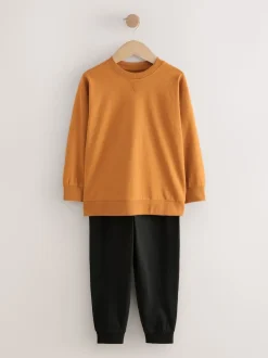 Vert/orange - Lot de 3 pyjamas à manches longues (3-16ans)