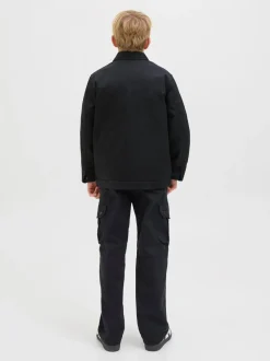 Veste JACK & JONES JUNIOR zippée Worker noire