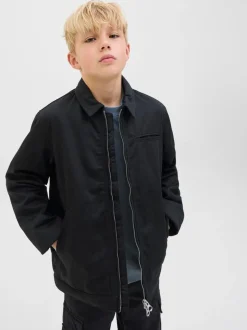 Veste JACK & JONES JUNIOR zippée Worker noire
