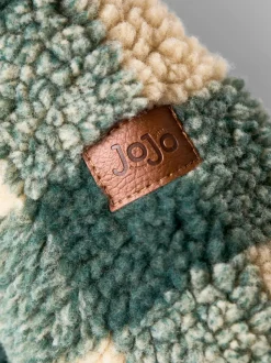 Veste JoJo Maman Bébé en peau de mouton à demi-fermeture éclair appliquée