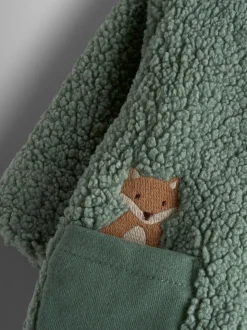 Veste JoJo Maman Bébé réversible en peau de mouton