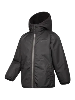 Veste Mountain Warehouse Robin enfant imperméable doublée en peau Borg