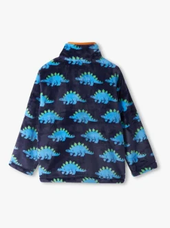 Veste zippée en polaire duveteuse Stegosaurus