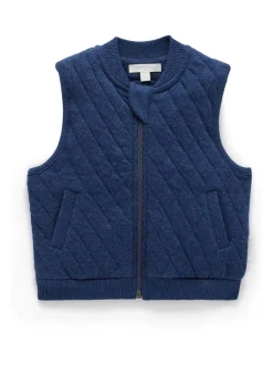 Vestes sans manches matelassées Purebaby