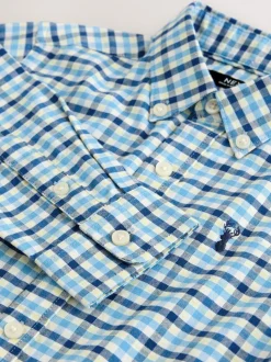 Vichy bleu - Chemise Oxford (3-16ans)