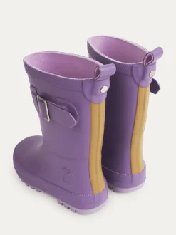 Violet - Bottes de bien-être doublées KIDLY By MORI en coton