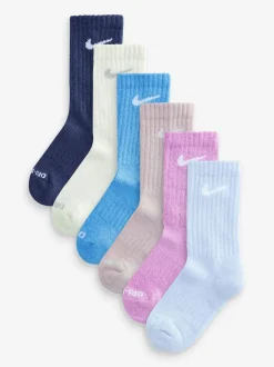 Violet - Lot de 6 chaussettes Nike Performance Col rond