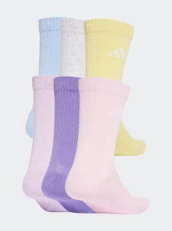 Violet - Lot de 6 paires de chaussettes adidas à logo