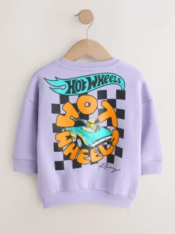 Violet lilas - Sweat-shirt Hot Wheels à Col rond (9mois-8ans)
