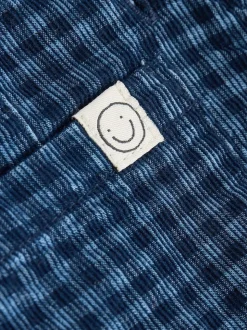 Vérification bleue - Ensemble salopette et body bébé en velours côtelé (0mois-2ans)