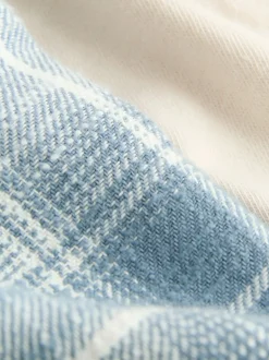 Vérification bleue - Ensemble chemise et t-shirt à manches longues (3mois-7ans)