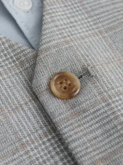 Vérification grise - Ensemble gilet, chemise, nœud et cravate (3mois-9ans)